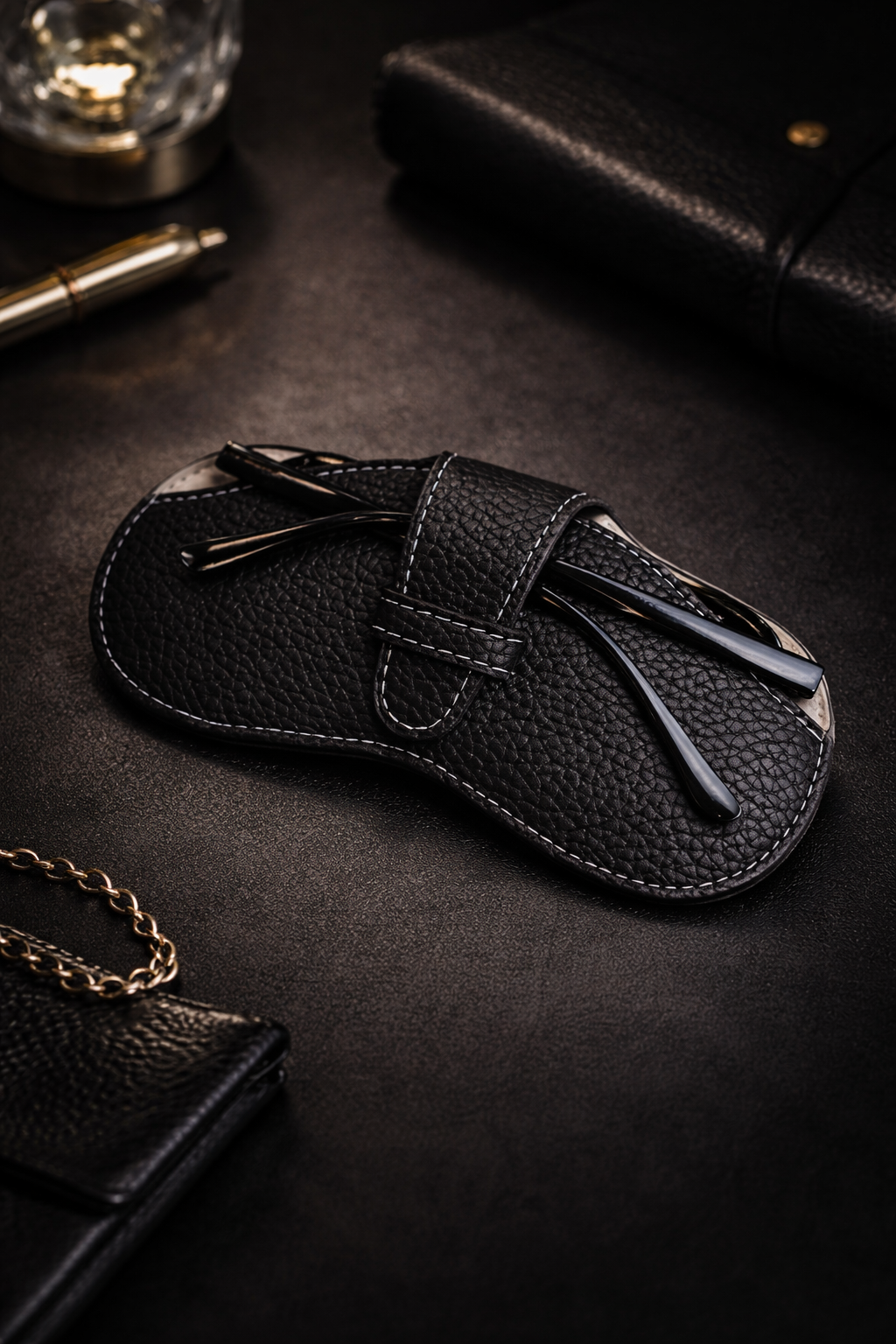 Étui à Lunettes Cuir PU | Protection Anti-Rayures