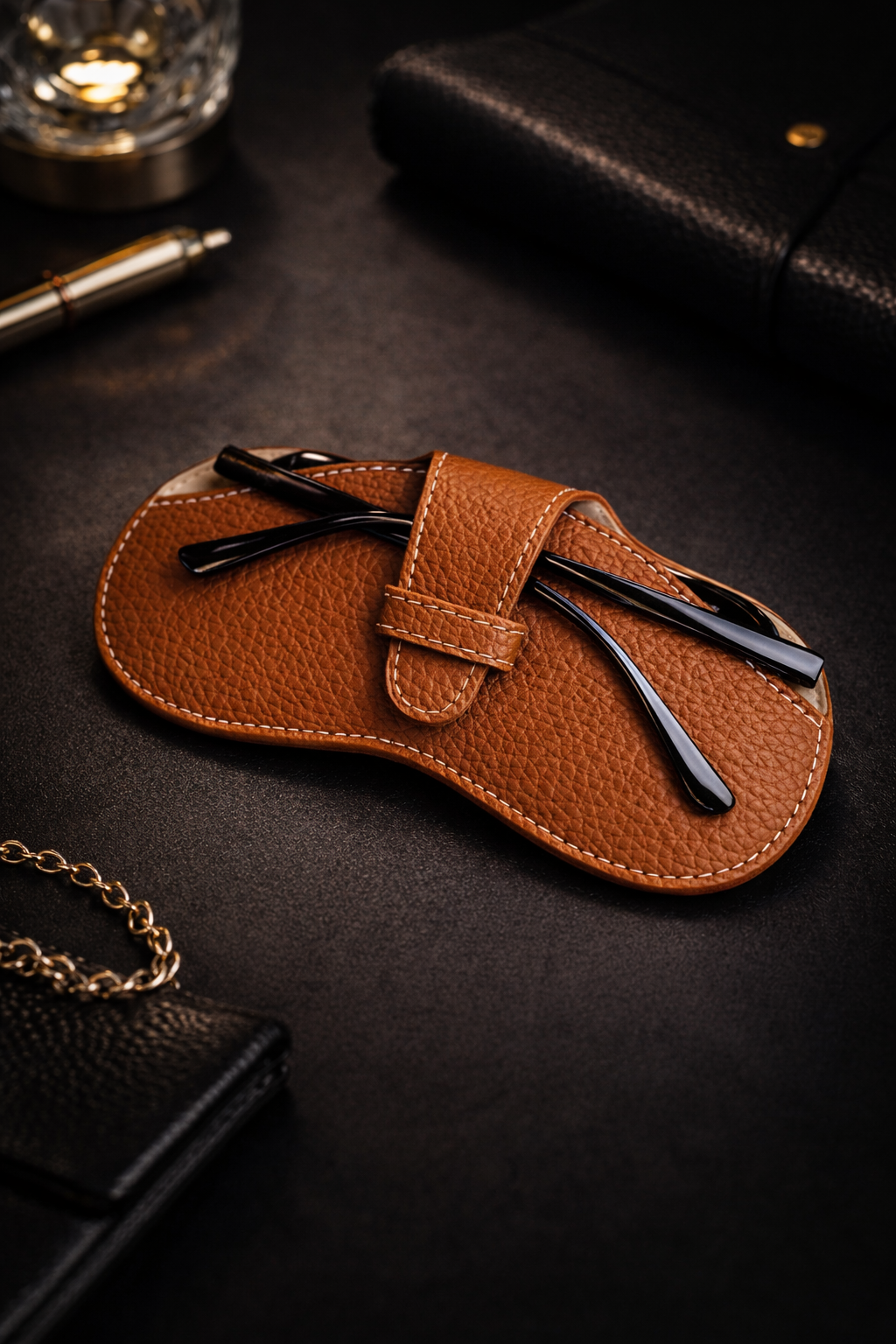 Étui à Lunettes Cuir PU | Protection Anti-Rayures